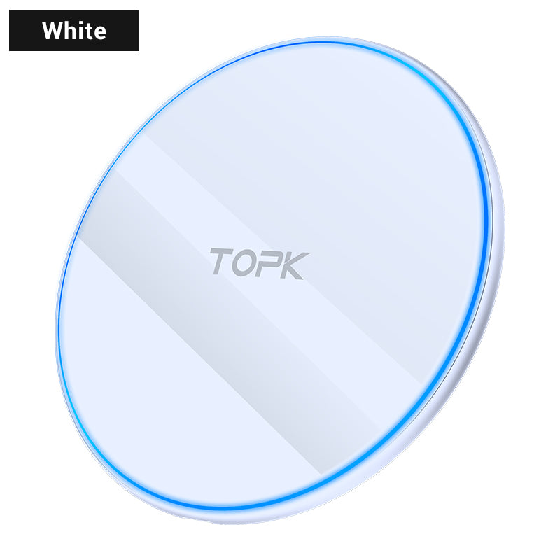 Ultra-Thin Aluminum Wireless Fast Charger – Desktop Charging Pad