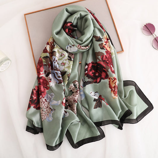 Fashionable Winter Silk Scarf – Long Shawl & Wrap for Women