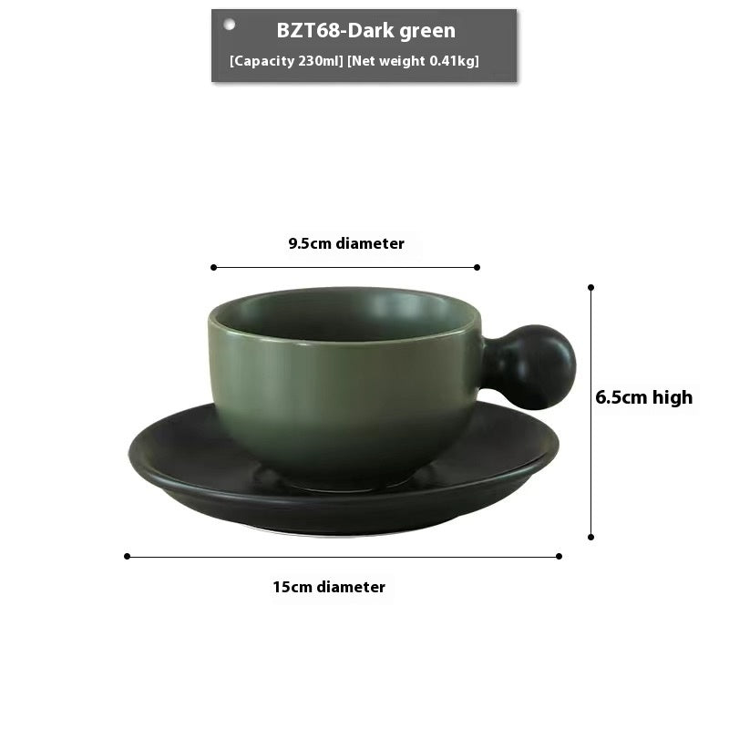 Cozy European Luxury Ceramic Coffee Mug 2-Pack – Elegant Home & Café Moments
