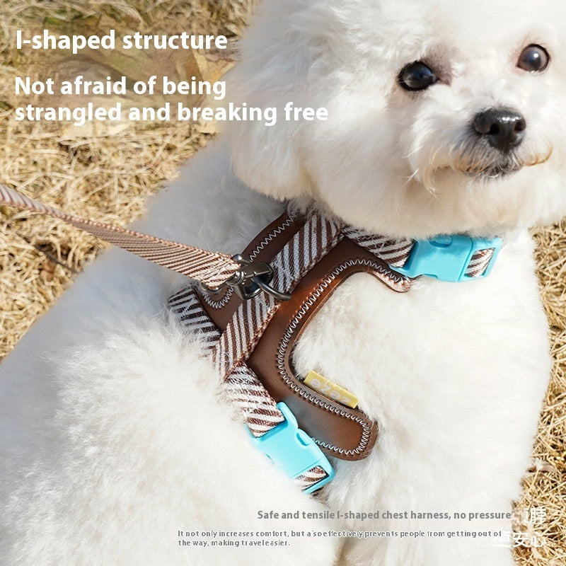 Adjustable Anti-Pull Dog Harness & Leash – Comfortable Safety Gear for Dogs