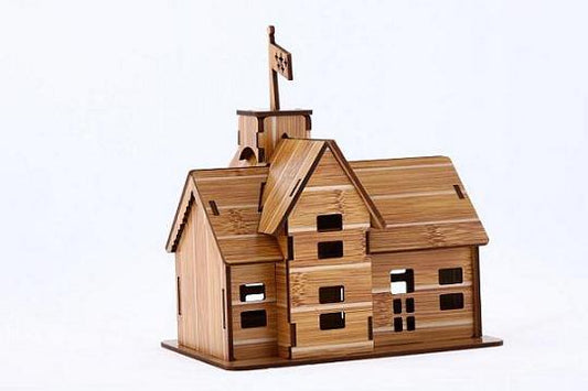 3D Wooden Puzzle Model – DIY Craft Kit & Elegant Home Décor Piece”