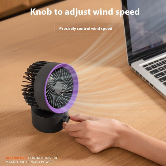 Xiaojing Oscillating Air Circulator – Quiet Desktop Fan for Bedroom & Office