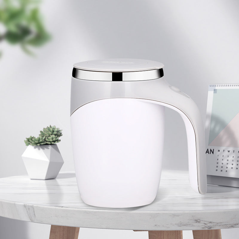 Rechargeable Self-Stirring Coffee & Milkshake Cup – Electric Magnetic Stirring Mug