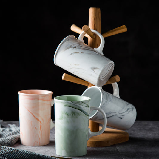 Virelia Cozy Marble Mug – Ceramic Stoneware for Slow Mornings
