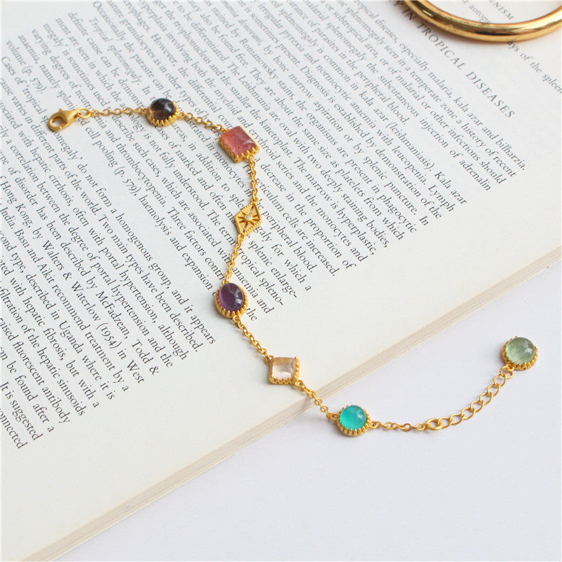 Luxury Crystal Multi-Graphic Bracelet – Elegant Statement Jewelry
