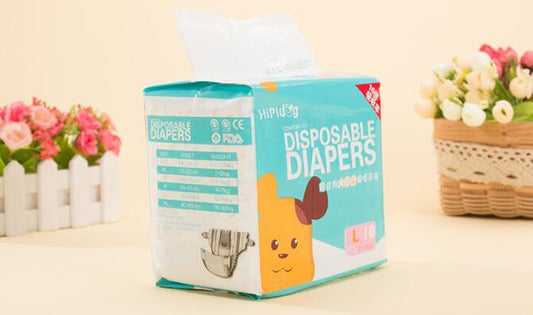 10PCS Dog Diapers – Male & Female, Disposable, Leak-Proof, Eco-Friendly