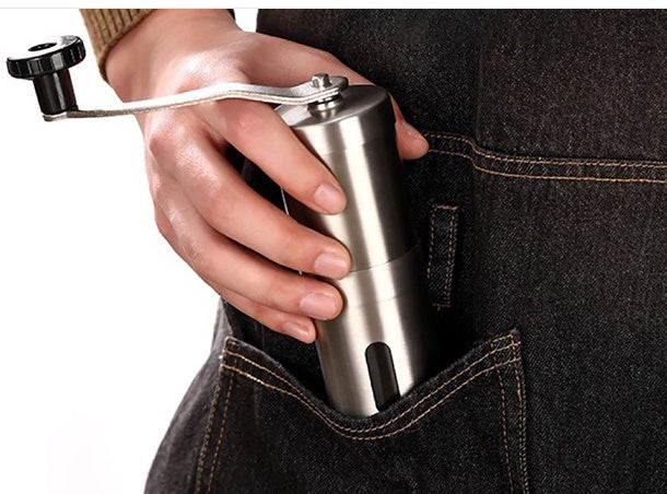 Portable Manual Coffee Bean Grinder – Stainless Steel Hand-Crank”
