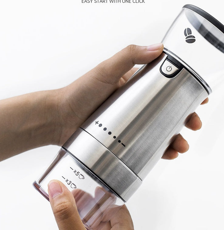 Electric Coffee Grinder – Adjustable Stainless Steel Burr Mill