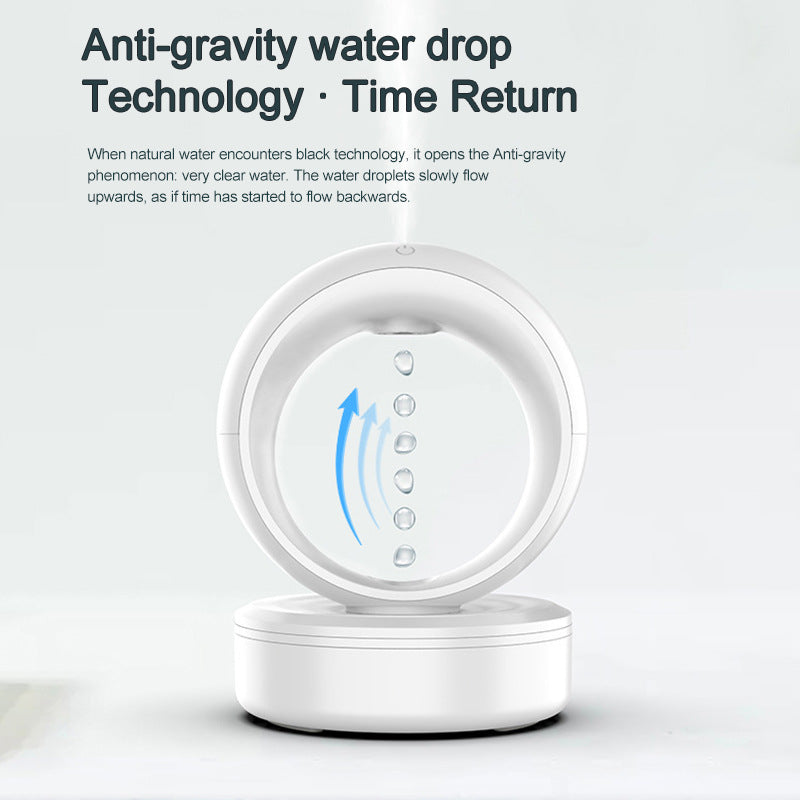 Anti-Gravity Water Drop Humidifier – Silent Levitating Mist Diffuser