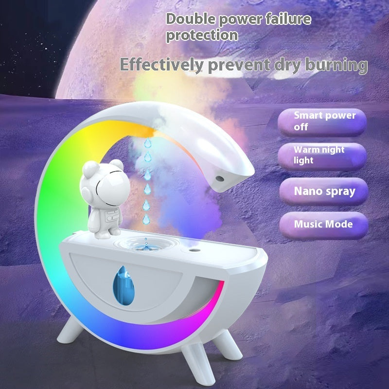 Anti-Gravity Water Drop Humidifier with Ambient LED Light