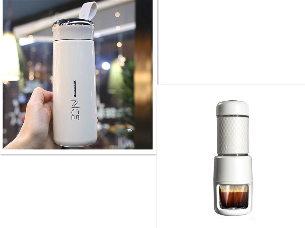 Portable Stainless Steel Manual Espresso Coffee Machine