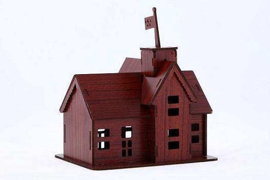 3D Wooden Puzzle Model – DIY Craft Kit & Elegant Home Décor Piece”