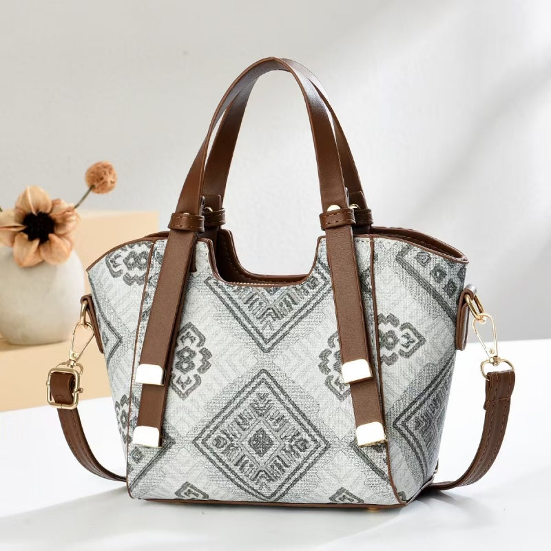Monogram Boston Pillow Bag – Luxury Jacquard Women’s Crossbody Handbag