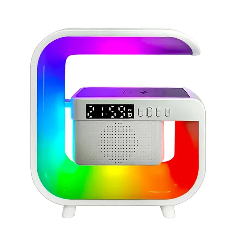 Bluetooth Speaker BT-3401 – Wireless Charger, Clock & Ambient Light