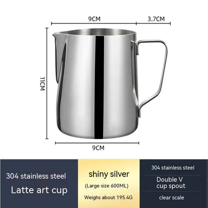 Professional Stainless Steel Milk Frothing Pitcher – Latte Art Barista Jug