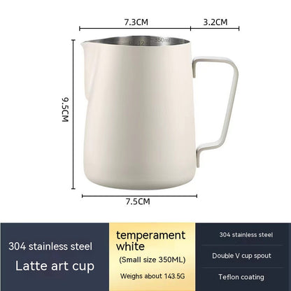 Professional Stainless Steel Milk Frothing Pitcher – Latte Art Barista Jug