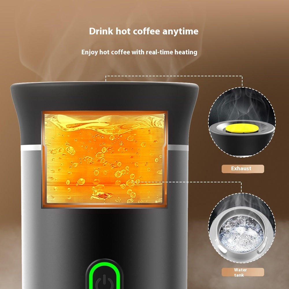 Electric 3-in-1 Portable Coffee Grinder & Espresso Maker – Travel & Home Use