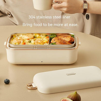 No-Water Heating Electric Lunch Box – Portable, Rechargeable & USB Powered