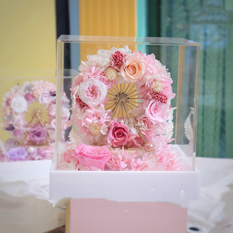 Eternal Bloom Ferris Wheel™ Acrylic Rose Gift Box
