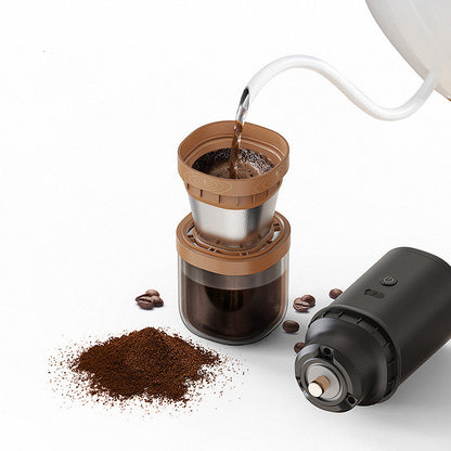 Portable Outdoor Grinding & Brewing Integrated Coffee Machine – Travel-Friendly Espresso Maker