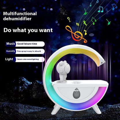 Anti-Gravity Water Drop Humidifier with Ambient LED Light