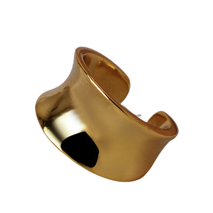 Korean Minimalist S925 Silver Glossy Ear Clip – No Piercing Needed