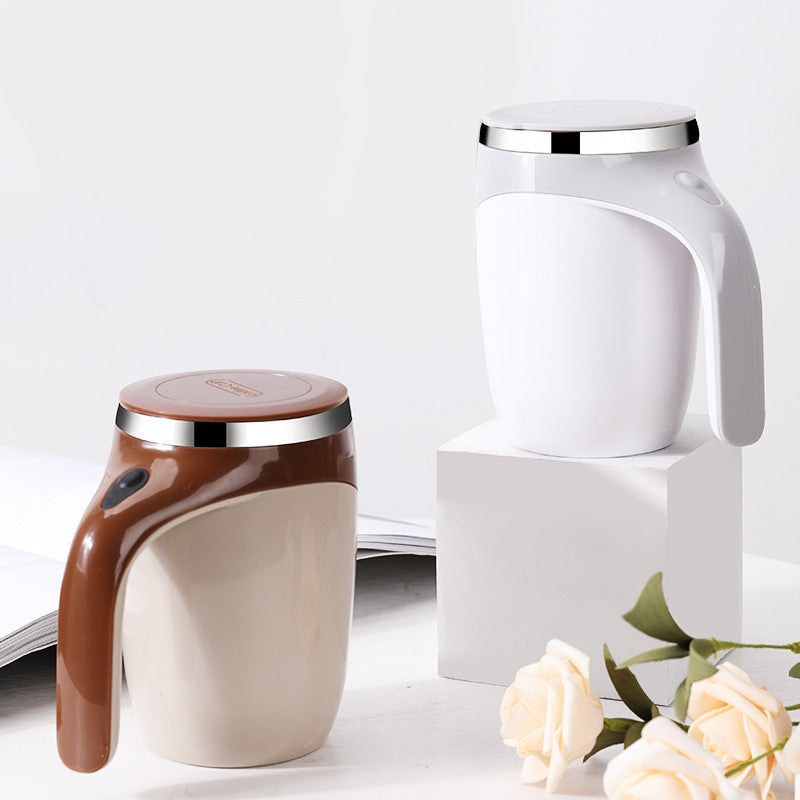 Rechargeable Self-Stirring Coffee & Milkshake Cup – Electric Magnetic Stirring Mug