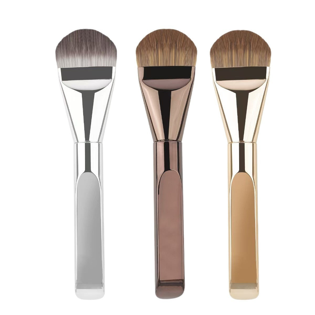 Ultra-Thin Tongue-Shaped Foundation Brush – Flawless, Seamless Makeup Application
