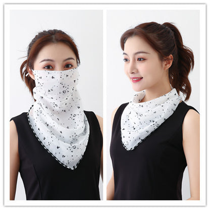 Lightweight Summer Gauze Scarf – Multifunctional Hanging-Ear Wrap