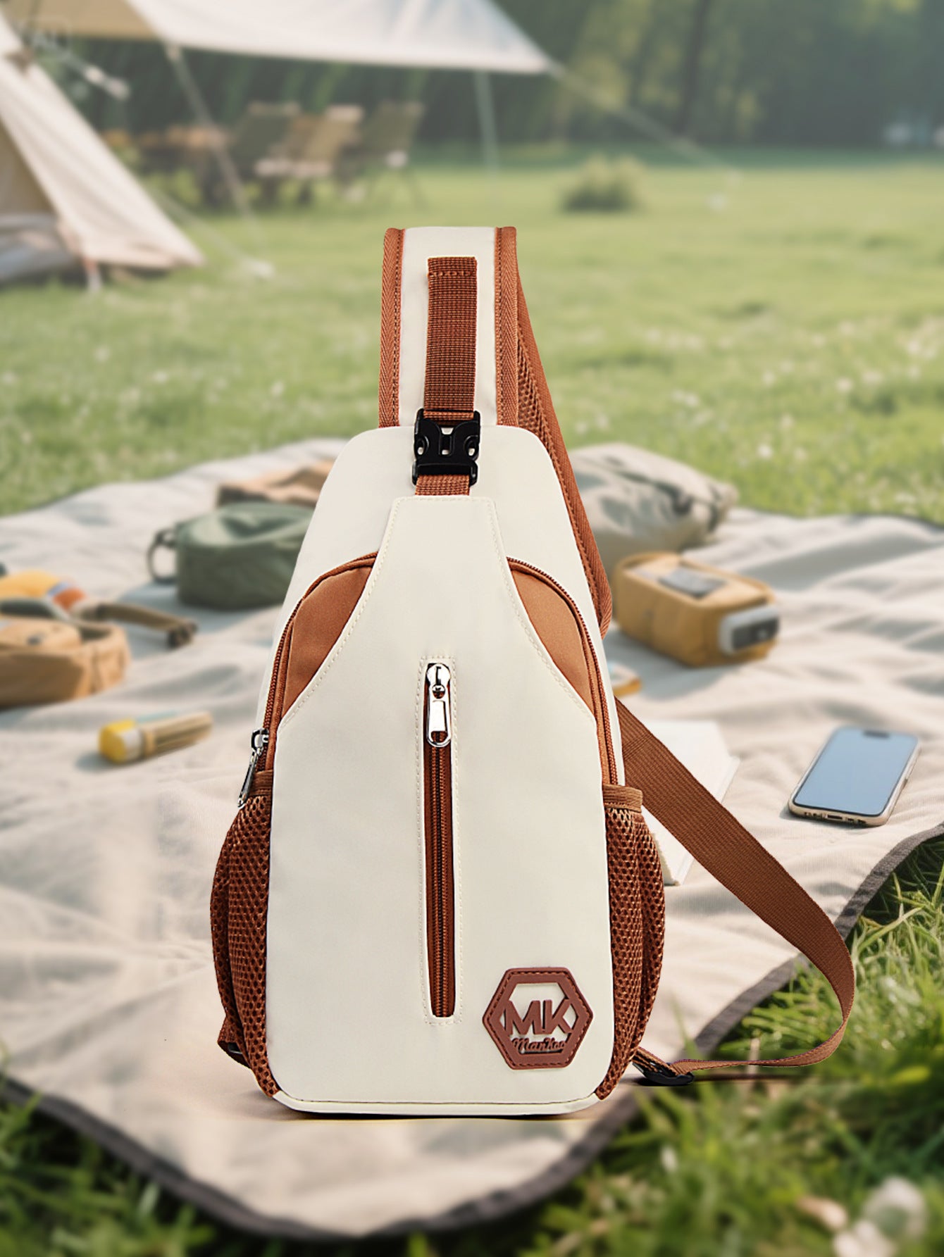Korean-Style Crossbody Bag – Wear-Resistant & Casual