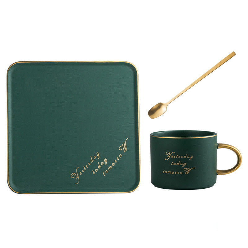 Creative Ceramic Coffee Cups – Stylish & Elegant Set for Coffee Lovers