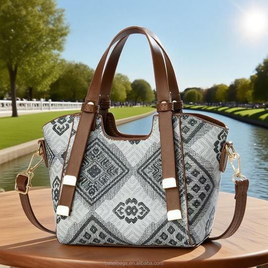 Monogram Boston Pillow Bag – Luxury Jacquard Women’s Crossbody Handbag