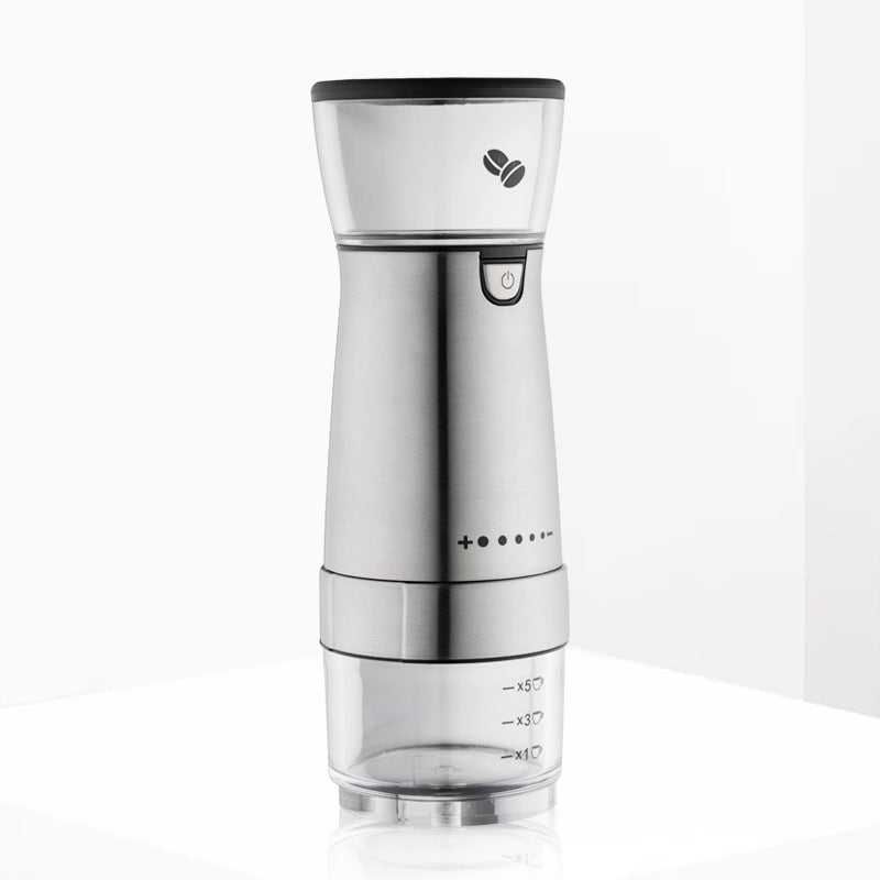 Electric Coffee Grinder – Adjustable Stainless Steel Burr Mill