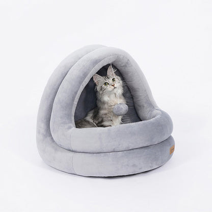 Luxury Cat House Bed – Soft & Cozy Pet Sofa Mat for Cats & Kittens