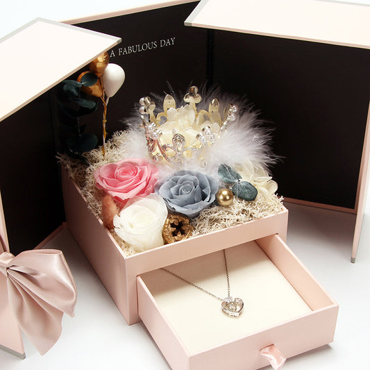 Luxury Eternal Flower Gift Box – Romantic Keepsake & Perfect Gift for Her