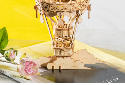 Wooden Model Building Kit – DIY Craft & Elegant Home Décor Piece