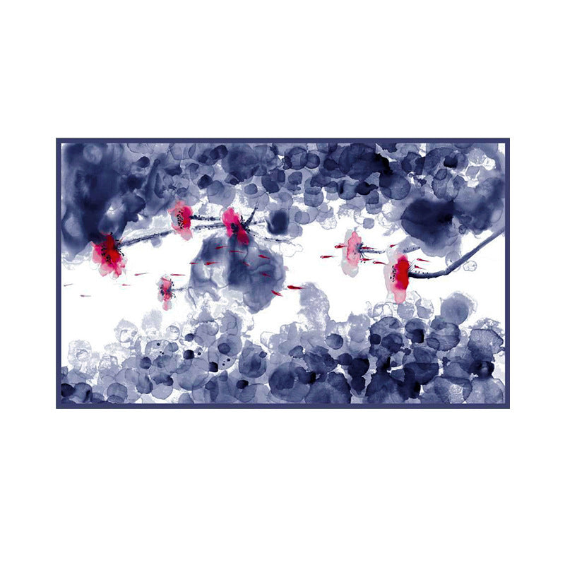 Ink Painting Mulberry Silk Scarf – Elegant Beach Sunscreen Wrap for Women