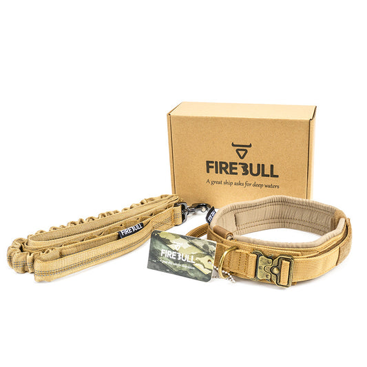 Tactical Dog Collar & Leash Set – Heavy-Duty Training Gear for Strong Dogs