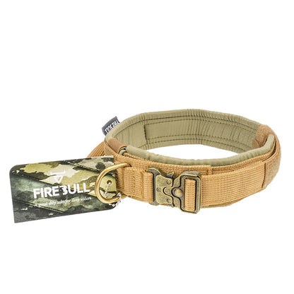 Tactical Dog Collar & Leash Set – Heavy-Duty Training Gear for Strong Dogs