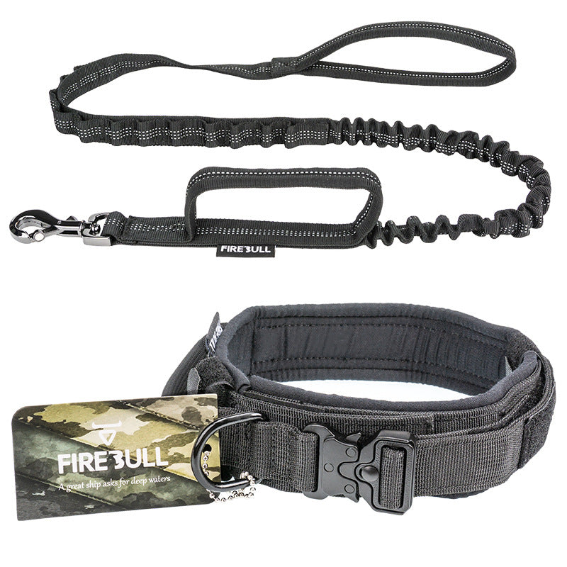 Tactical Dog Collar & Leash Set – Heavy-Duty Training Gear for Strong Dogs