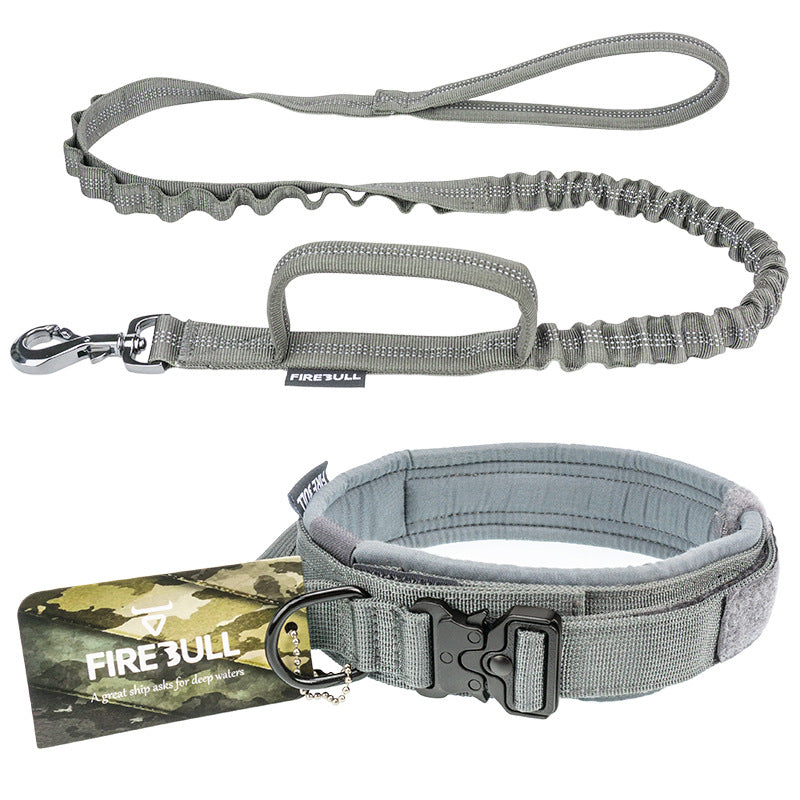 Tactical Dog Collar & Leash Set – Heavy-Duty Training Gear for Strong Dogs