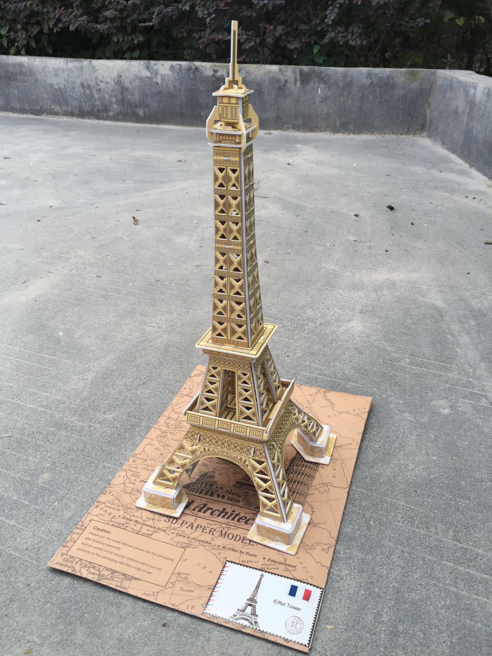 3D Paper Puzzle Building Model for Kids – Creative STEM DIY Craft Kit