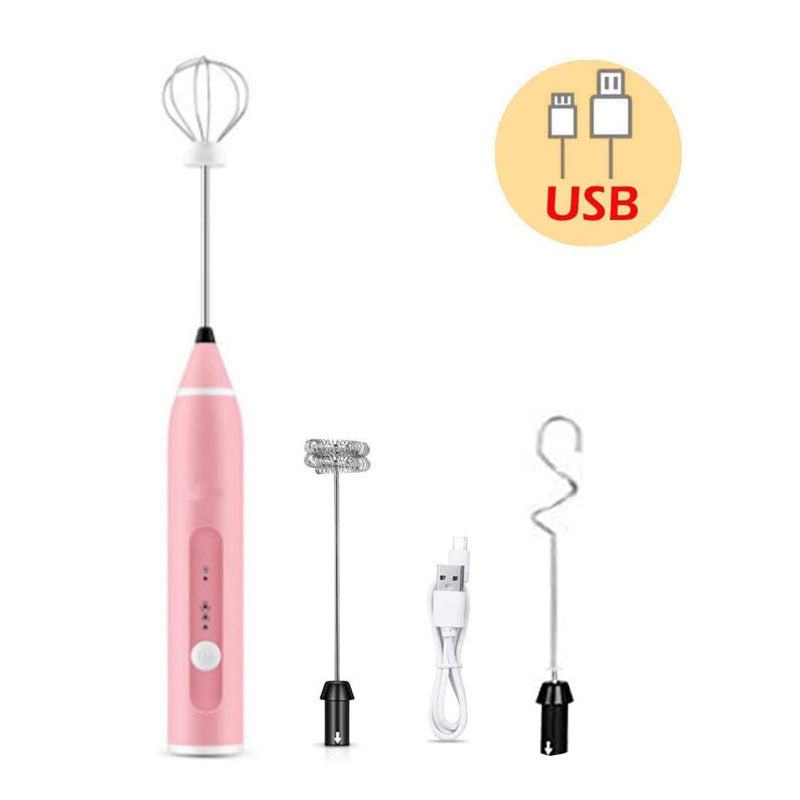 Rechargeable Milk Frother | Egg Beater | Cream & Juice Mixer