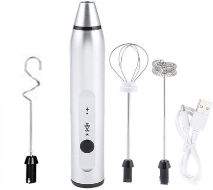 Rechargeable Milk Frother | Egg Beater | Cream & Juice Mixer