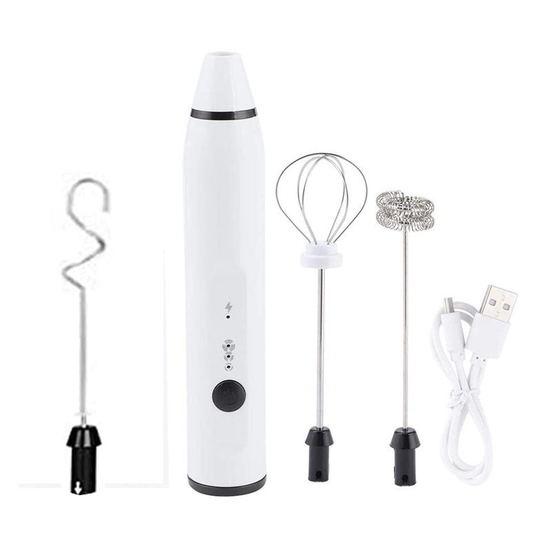 Rechargeable Milk Frother | Egg Beater | Cream & Juice Mixer