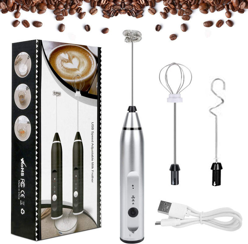 Rechargeable Milk Frother | Egg Beater | Cream & Juice Mixer