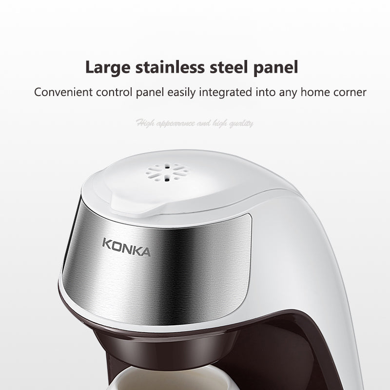 Portable Automatic Coffee Maker – Mini Espresso Machine for Home & Office