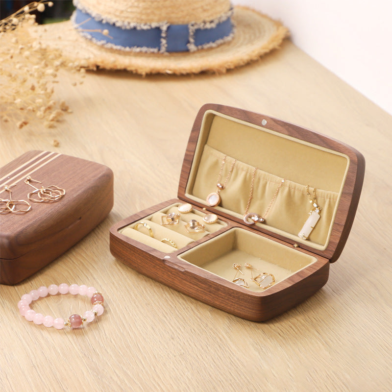 Luxury Travel Jewelry Organizer – Hanging Case for Necklaces, Earrings & Rings
