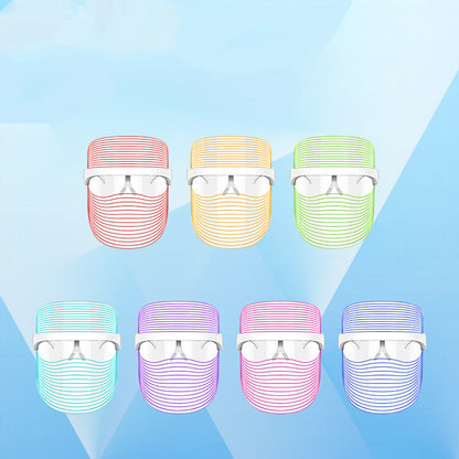 LED Facial Mask 7 Modes – Skin Whitening, Anti-Aging & Home Spa Therapy