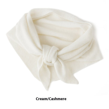 100% Pure Cashmere Knitted Shawl – Small Korean Style Unisex Wrap